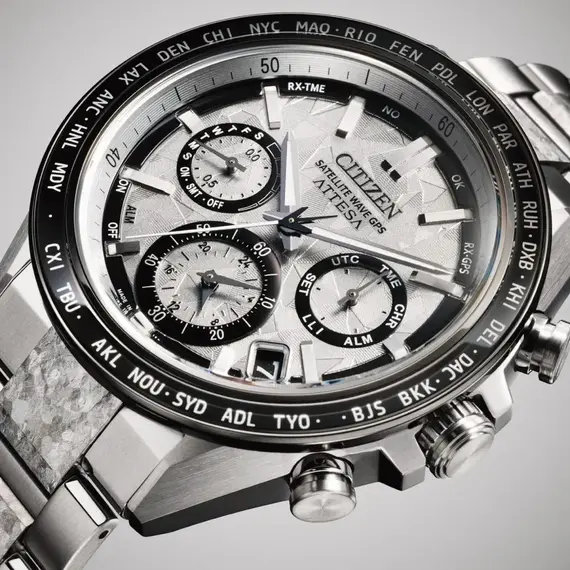 Pánské hodinky Citizen Attesa Satellite Wave Platinum Recrystalized Titanium CC4076-65A, Verze: stříbrná , 7 image