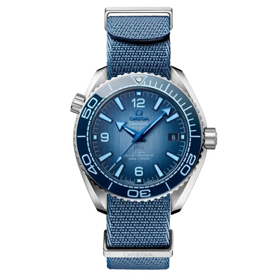 Řemínek Omega Seamaster NATO Dark Blue modrý mm, Verze: modrá, Šířka u spony: 20 , 2 image