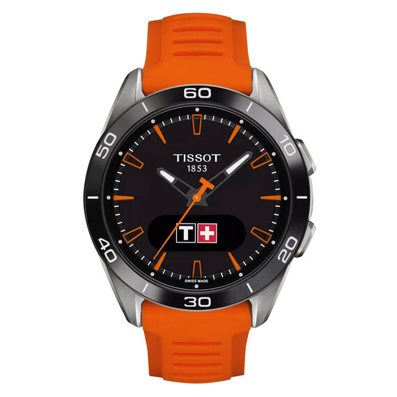 Pánské hodinky Tissot T-Touch Connect Sport T153.420.47.051.02, Verze: oranžová 