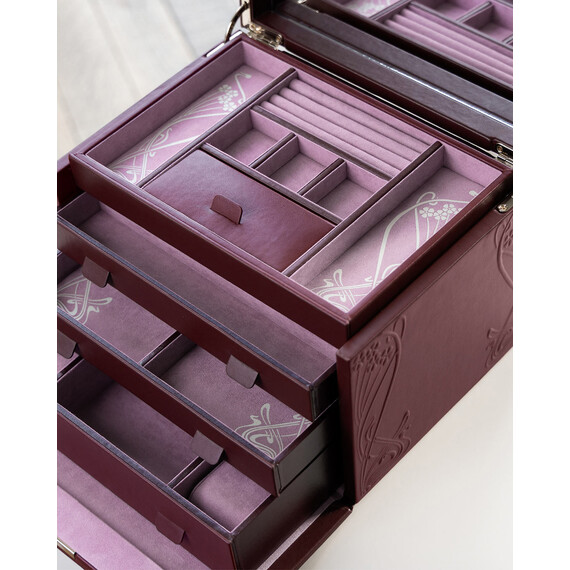 Box pro šperky WOLF x Liberty 381027, Verze: vínová , 9 image