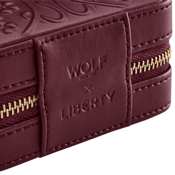 Pouzdro na šperky WOLF x Liberty 381327, Verze: vínová , 7 image