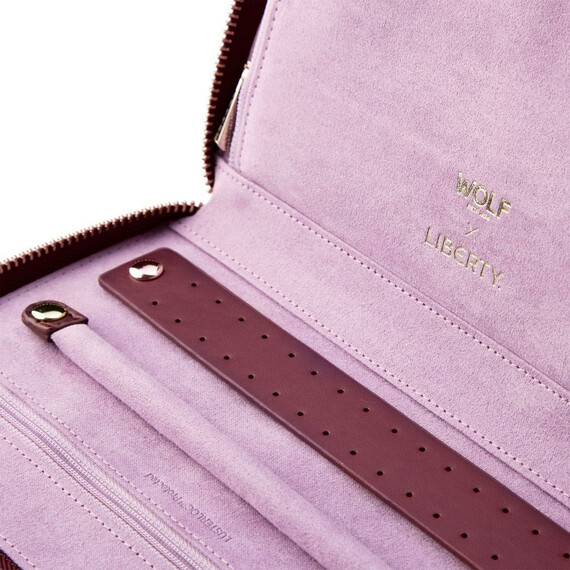 Pouzdro na šperky WOLF x Liberty 381427, Verze: vínová , 4 image