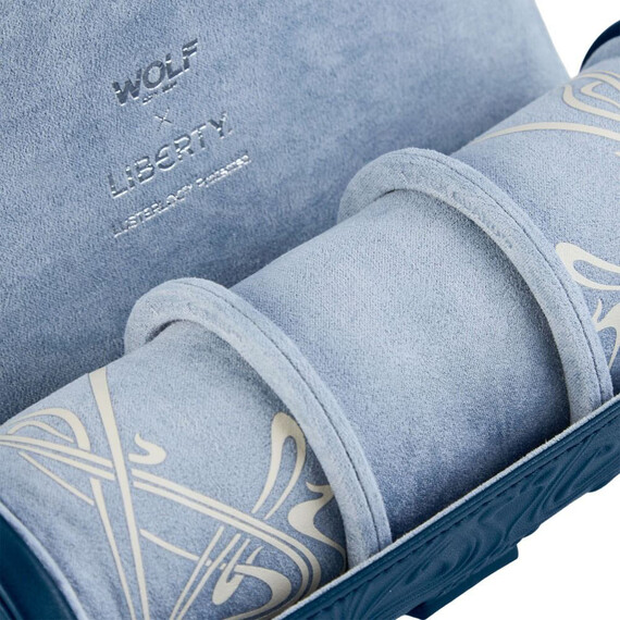 Pouzdro pro 3 hodinky WOLF x Liberty 381517, Verze: modrá , 6 image