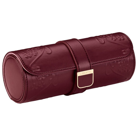 Pouzdro pro 3 hodinky WOLF x Liberty 381527, Verze: vínová , 2 image