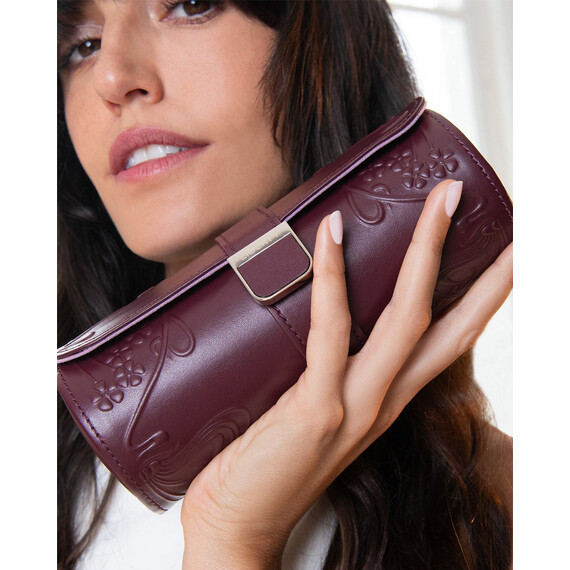 Pouzdro pro 3 hodinky WOLF x Liberty 381527, Verze: vínová , 9 image