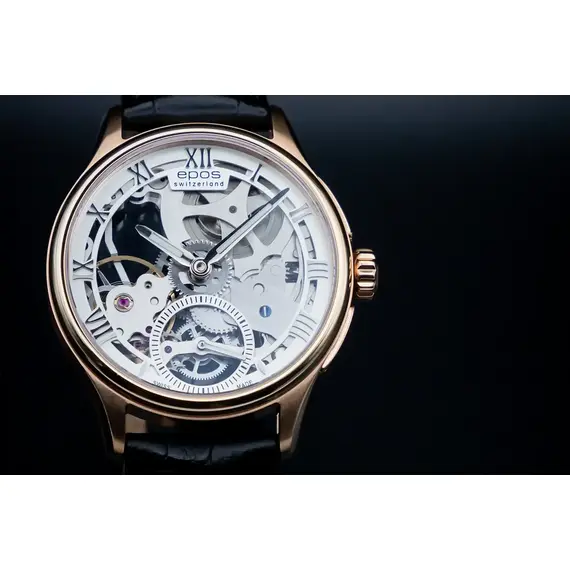 Pánské hodinky Epos Originale Skeleton Limited Edition 3500.165.24.28.25, Verze: růžové zlato3 , 7 image