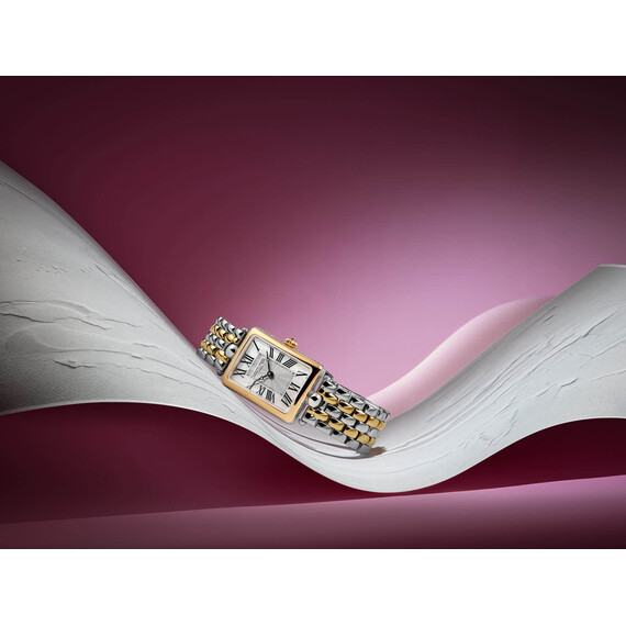 Dámské hodinky Frederique Constant Classics Art Deco Carree FC-200MPW2AC3B, Verze: žluté zlato , 4 image