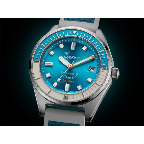 Pánské hodinky Squale Matic S MATICLBWLB.RLWLB, Verze: modrá , 7 image