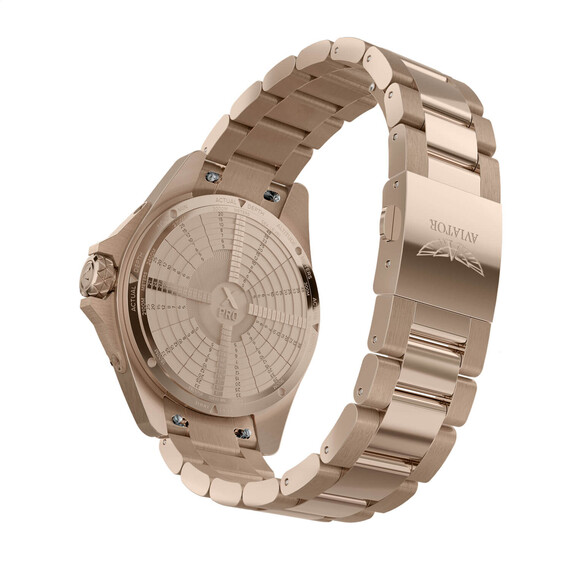 Pánské hodinky Aviator XPRO DIVE 200 V.1.42.2.374.5, Verze: růžové zlato2 , 2 image