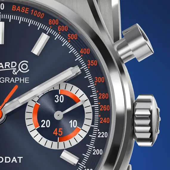 Pánské hodinky Eberhard Contodat Chronographe 31156.01 CA2C, Verze: modrá , 4 image