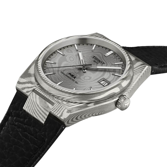 Pánské hodinky Tissot PRX Powermatic 80 Damascus Steel T137.807.96.081.00, Verze: šedá , 4 image