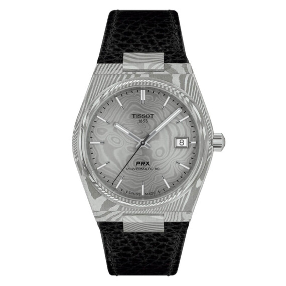 Pánské hodinky Tissot PRX Powermatic 80 Damascus Steel T137.807.96.081.00, Verze: šedá 