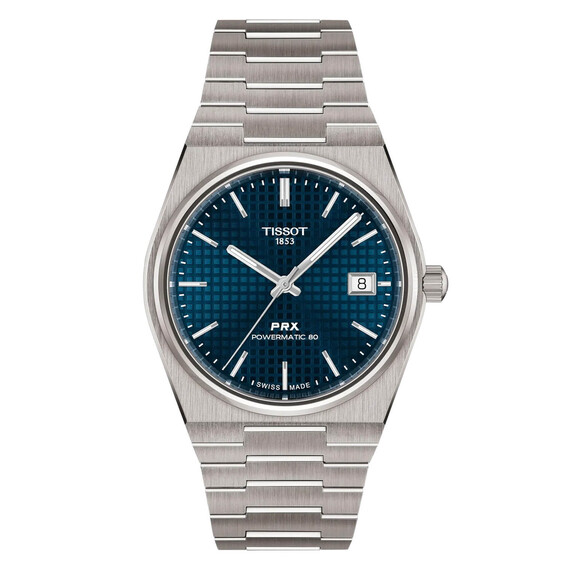 Pánské hodinky Tissot PRX Powermatic 80 Titanium T137.807.44.041.00, Verze: modrá 