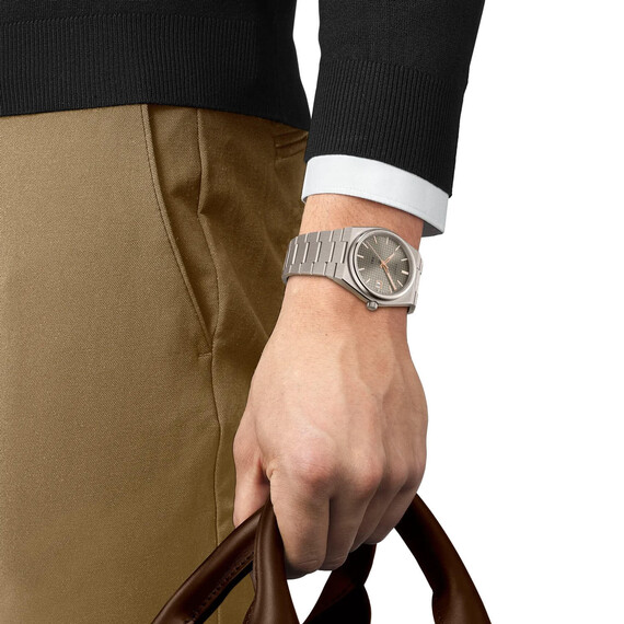 Pánské hodinky Tissot PRX Powermatic 80 Titanium T137.807.44.061.00, Verze: stříbrná , 5 image