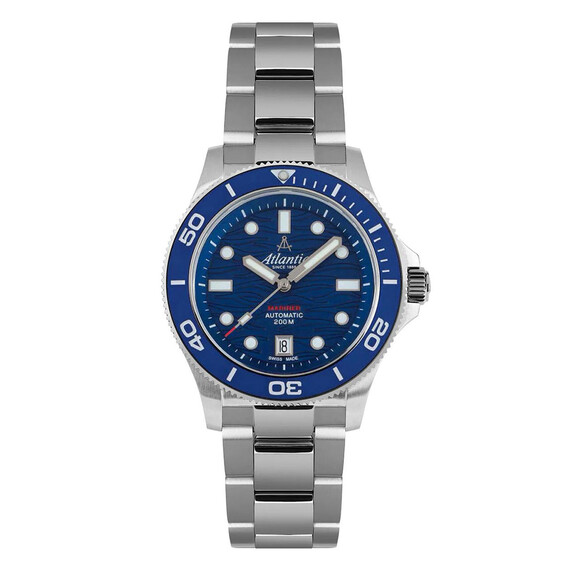 Pánské hodinky Atlantic Mariner Automatic 81776.41.59, Verze: modrá 