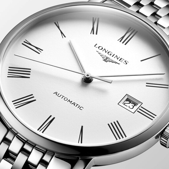 Pánské hodinky Longines Elegant Gent L4.910.4.18.6, Verze: bílá2 , 6 image