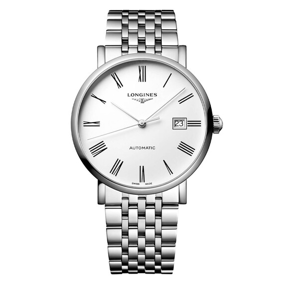 Pánské hodinky Longines Elegant Gent L4.910.4.18.6, Verze: bílá2 