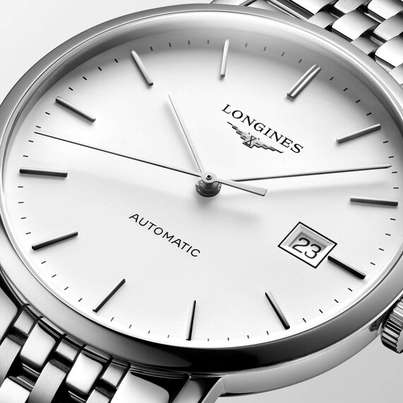 Pánské hodinky Longines Elegant Gent L4.910.4.19.6, Verze: bílá , 6 image
