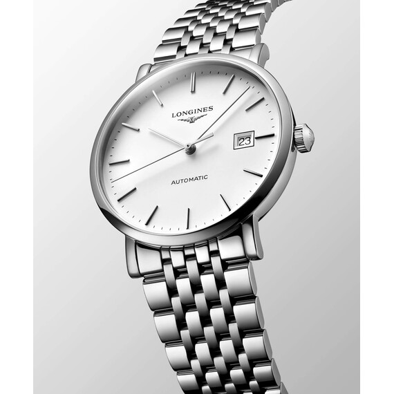 Pánské hodinky Longines Elegant Gent L4.910.4.19.6, Verze: bílá , 4 image