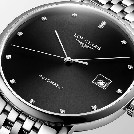 Pánské hodinky Longines Elegant Gent L4.910.4.59.6, Verze: černá , 6 image