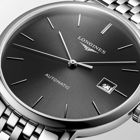 Pánské hodinky Longines Elegant Gent L4.910.4.70.6, Verze: šedá , 6 image