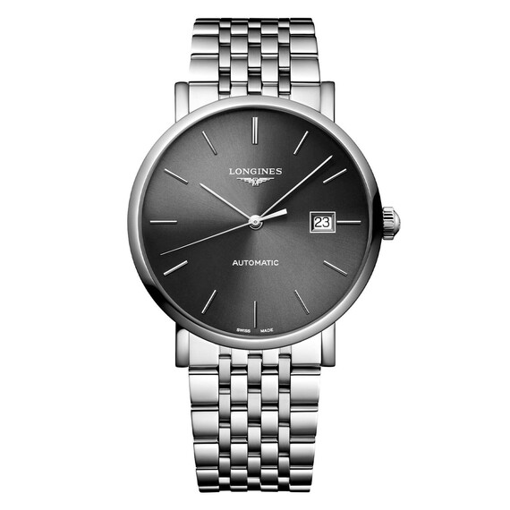 Pánské hodinky Longines Elegant Gent L4.910.4.70.6, Verze: šedá 