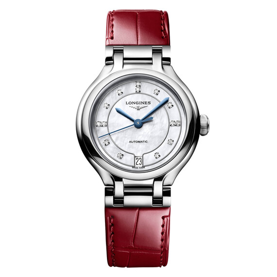 Dámské hodinky Longines PrimaLuna L8.124.4.87.2, Verze: červená2 