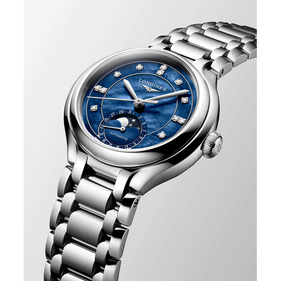 Dámské hodinky Longines PrimaLuna Moonphase L8.126.4.97.6, Verze: modrá3 , 6 image