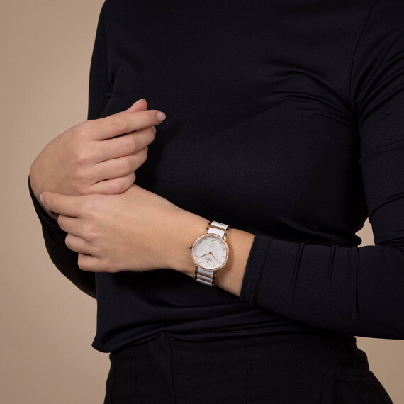 Dámské hodinky Rado Centrix Automatic Diamonds R30230902, Verze: bílá , 3 image