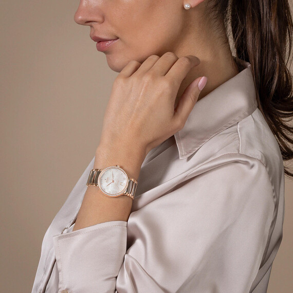 Dámské hodinky Rado Centrix Automatic Diamonds R30230912, Verze: růžové zlato , 3 image