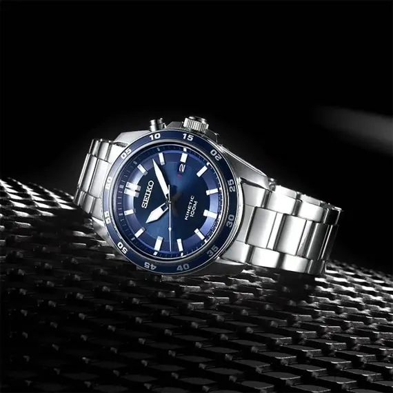 Pánské hodinky Seiko Kinetic SKA783P1, Verze: modrá , 2 image