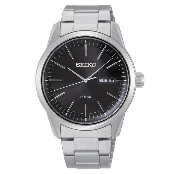 Pánské hodinky Seiko Solar SNE527P1, Verze: černá 