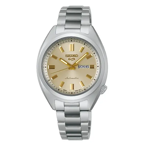 Dámské hodinky Seiko 5 Sports SNXS Series SRE023K1, Verze: žluté zlato 