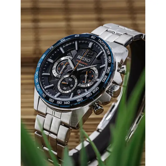 Pánské hodinky Seiko Chronograph SSB345P1, Verze: modrá , 5 image