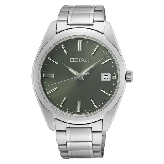 Pánské hodinky Seiko Classic SUR527P1, Verze: zelená 