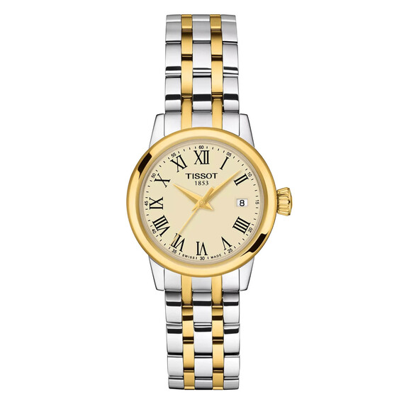 Dámské hodinky Tissot Classic Dream Lady T129.210.22.263.00, Verze: žluté zlato 