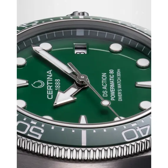 Dámské,Pánské hodinky Certina DS Action Diver Powermatic 80 C048.807.11.091.00, Verze: zelená , 8 image