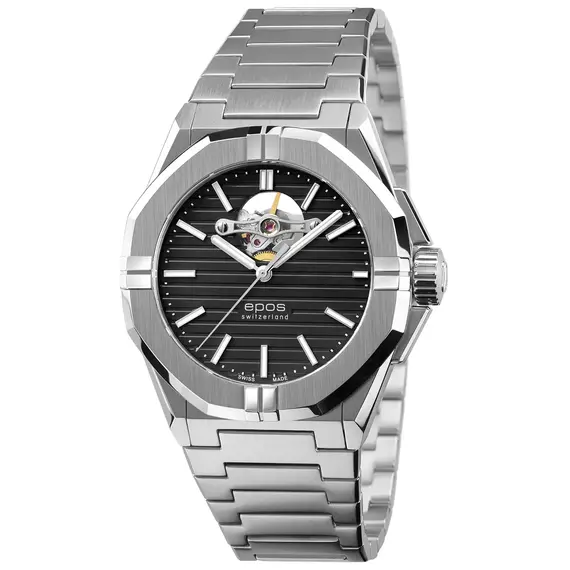 Pánské hodinky Epos Sport Open Heart 3506.133.20.15.30, Verze: černá2 