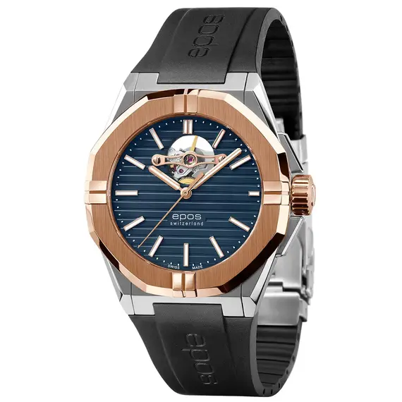 Pánské hodinky Epos Sport Open Heart 3506.133.34.16.55, Verze: modrá2 