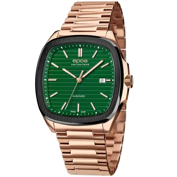 Pánské hodinky Epos Timeless 3511.152.55.13.34, Verze: zelená2 