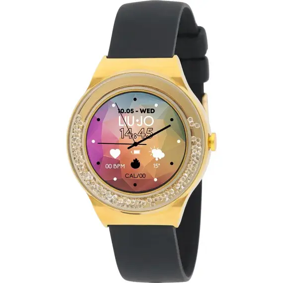 Dámské hodinky Liu Jo Smartwatch Voice Dancing SWLJ209, Verze: žluté zlato2 