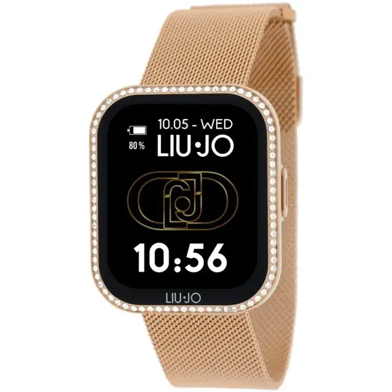 Dámské hodinky Liu Jo Smartwatch Voice Slim SWLJ204, Verze: růžové zlato3 