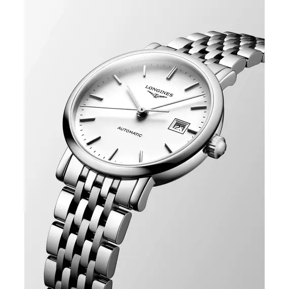 Dámské hodinky Longines Elegant Lady L4.310.4.19.6, Verze: bílá3 , 5 image