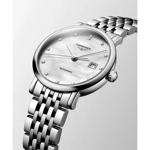 Dámské hodinky Longines Elegant Lady L4.310.4.80.6, Verze: bílá , 5 image