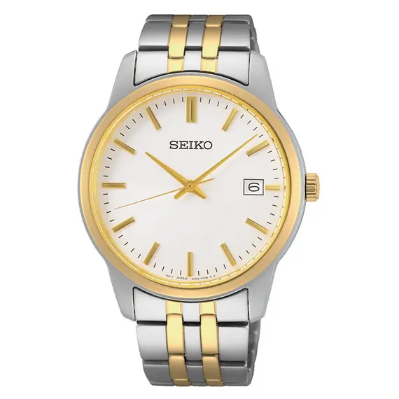Pánské hodinky Seiko Classic SUR402P1, Verze: bílá 