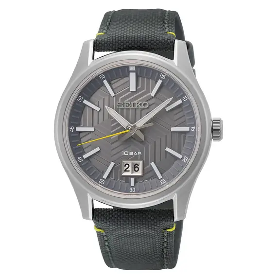Pánské hodinky Seiko Classic SUR543P1, Verze: šedá 