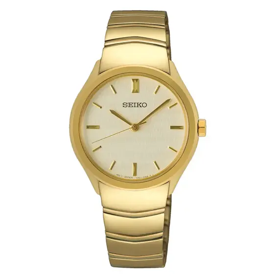 Dámské hodinky Seiko Conceptual SUR552P1, Verze: žluté zlato2 