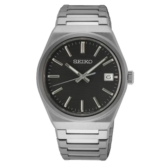 Pánské hodinky Seiko Classic SUR557P1, Verze: černá 