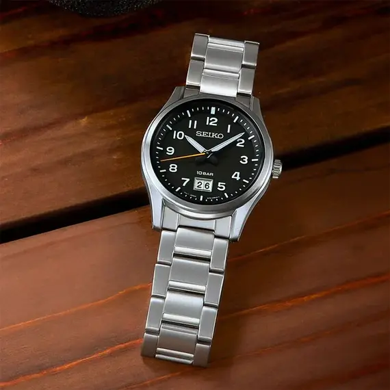 Pánské hodinky Seiko Classic SUR569P1, Verze: černá , 2 image