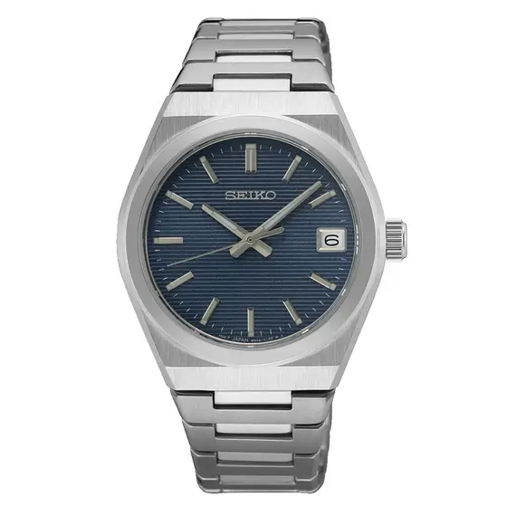 Dámské hodinky Seiko Classic SUR575P1, Verze: modrá 